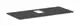 Hansgrohe-HG-Xelu-Q-Konsole-1180-550-mit-Ausschnitt-mittig-fuer-Aufsatzwaschtisch-mit-Hahnloch-Diamantgrau-Matt-54122910 gallery number 1